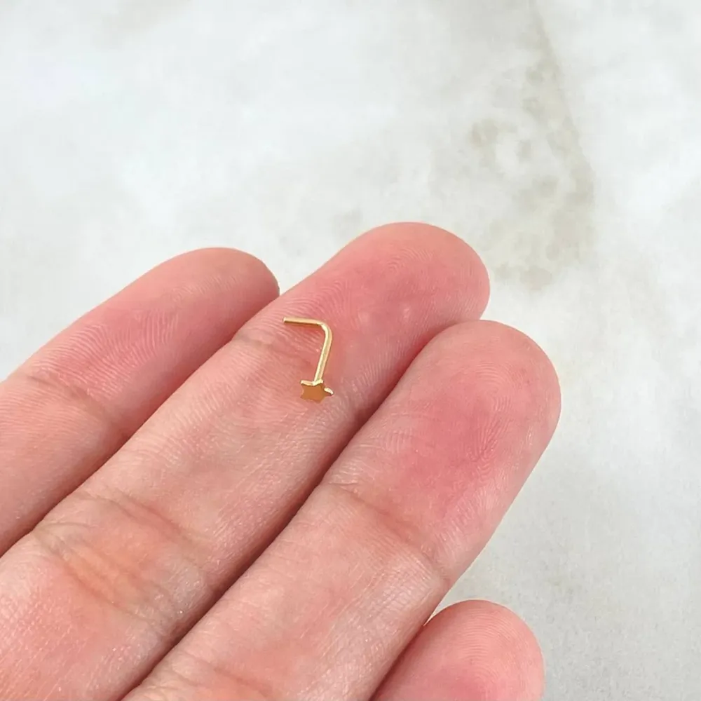 Sierra de Pértiga Piercing Chispa Estrella 0.1gr / Nac.Esp.Oro 18K