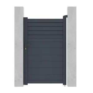 Sierra Telescópica Eléctrica Pack cancela aluminio carpatia 1m .160cm + 2 postes .190cm gris