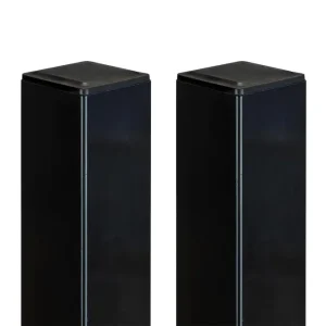 Uso juegos de 2 postes de hierro dario 08h230 negro deslumbrante