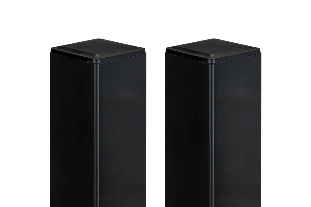 Uso juegos de 2 postes de hierro dario 8x8cm alt.230cm negro mate para Poda de Árboles