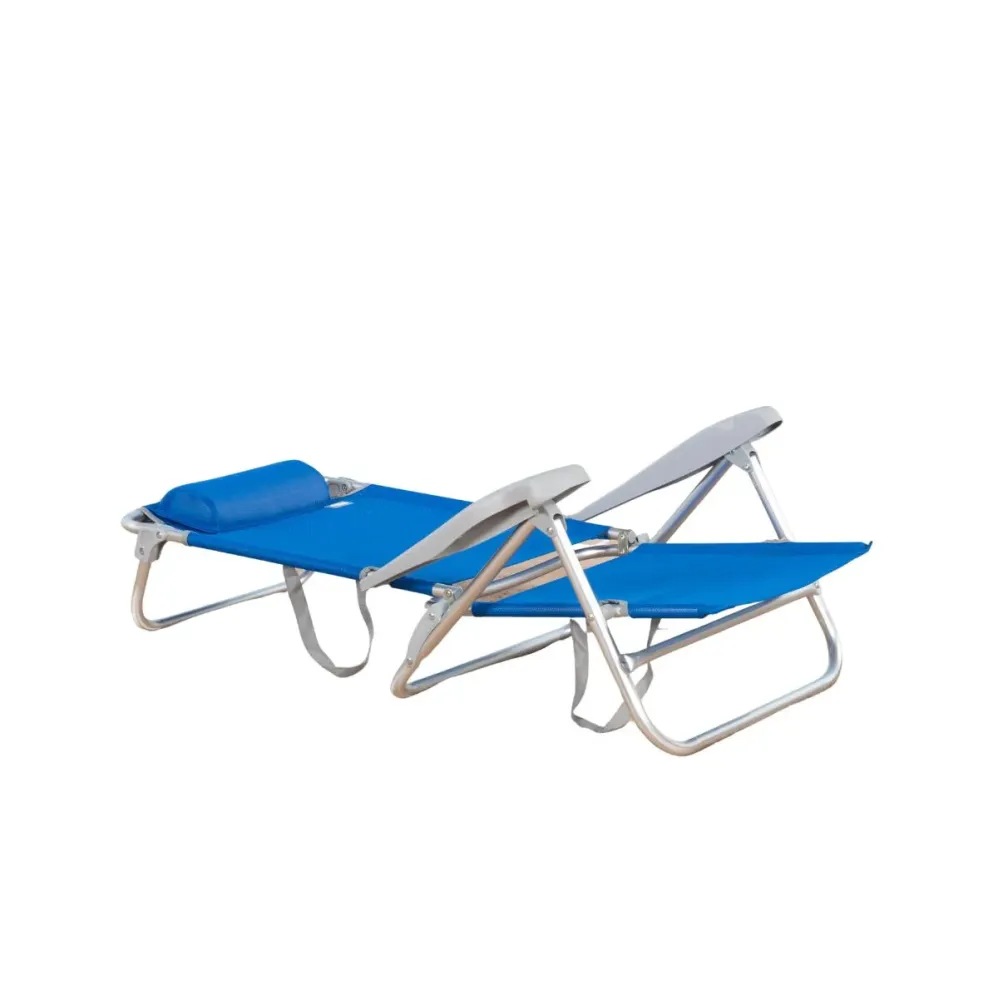 Silla de playa Aktive reclinable + reposabrazos