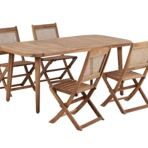 Conjunto de comedor Madera maciza Madera clara PARAGGI