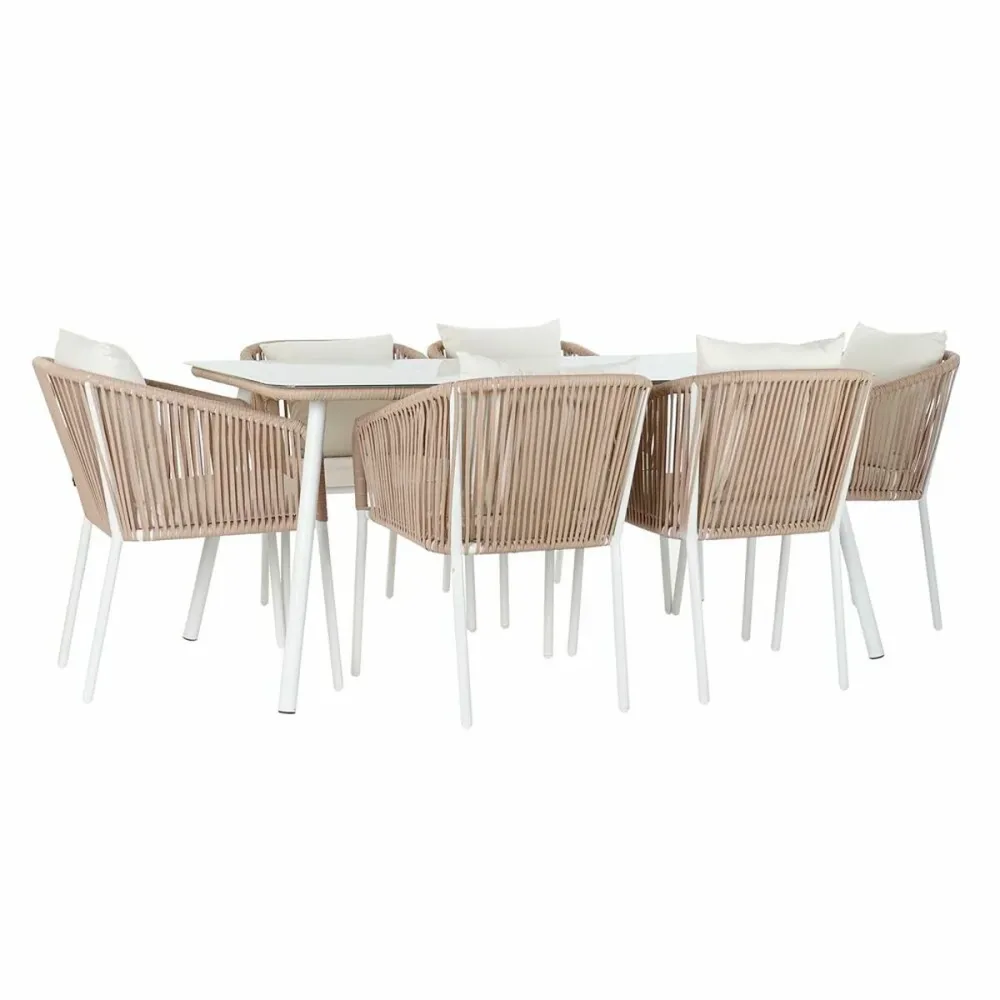 Conjunto de Mesa con Sillas DKD Home Decor Arena 78 cm 163 x 95 x 6 cm