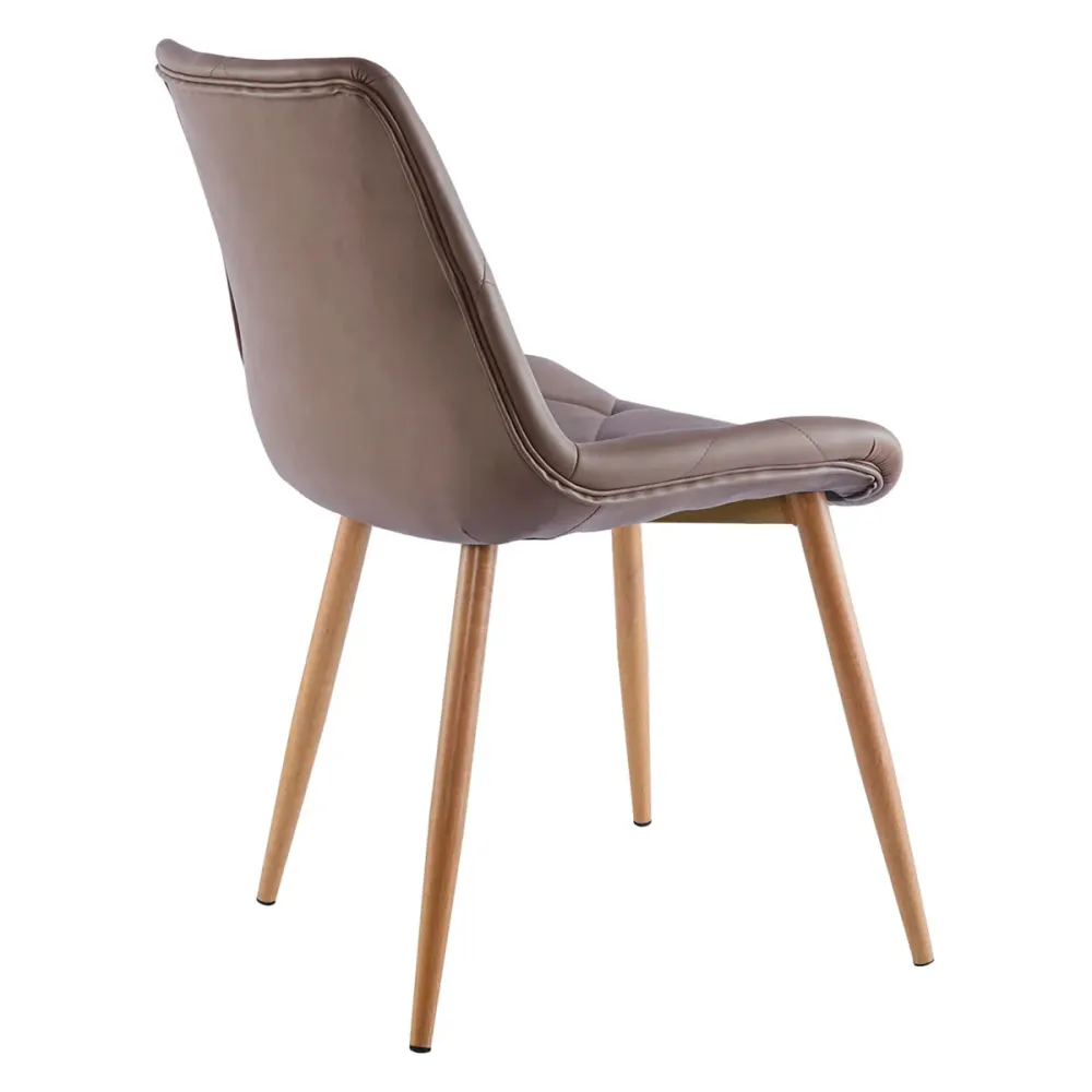 Pack de 4 sillas de comedor Marlene símil piel