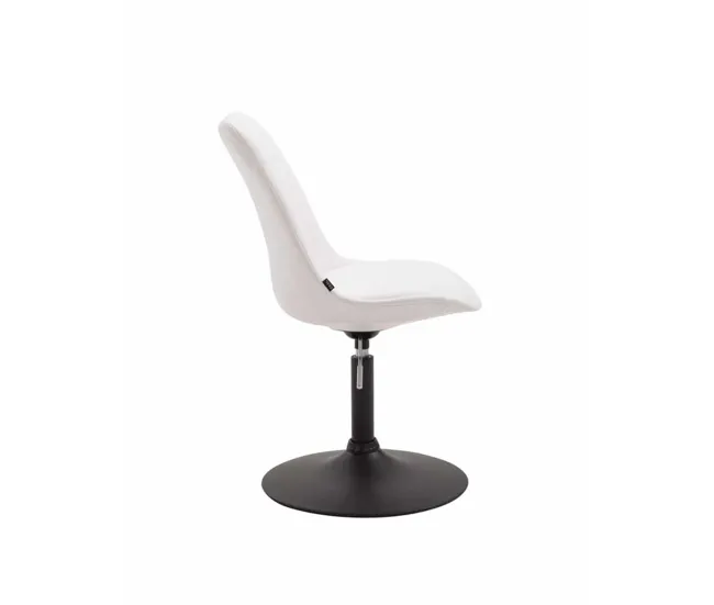 Set de 4 sillas Lounge Maverick en polipiel Simil cuero Blanco 57X48X76 cm