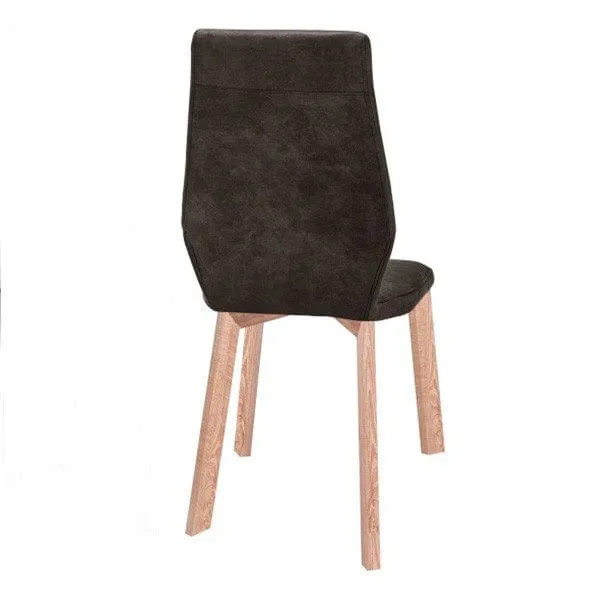 Silla comedor Oslo tejido Terra stone / roble