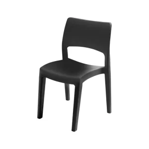 Silla de exterior Dametran, Silla para mesa de comedor, Sillón de exterior, Asiento de jardín, 100% Made Italy, 50x51h82 C...