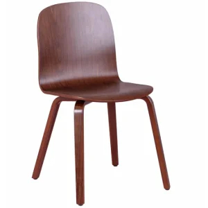 Silla nórdica de diseño en madera de nogal - Hut
