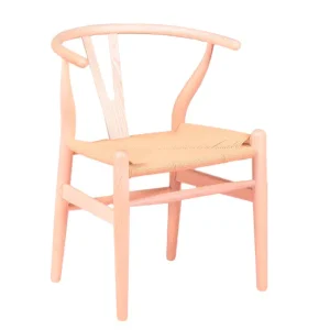 Silla nórdica en madera de nogal y cuerda ecológica - Wish