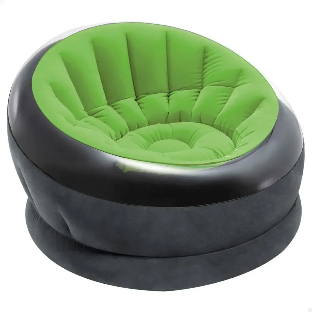 Sillón Hinchable Intex Empire Verde 112 x 109 x 60 cm (3 Unidades)
