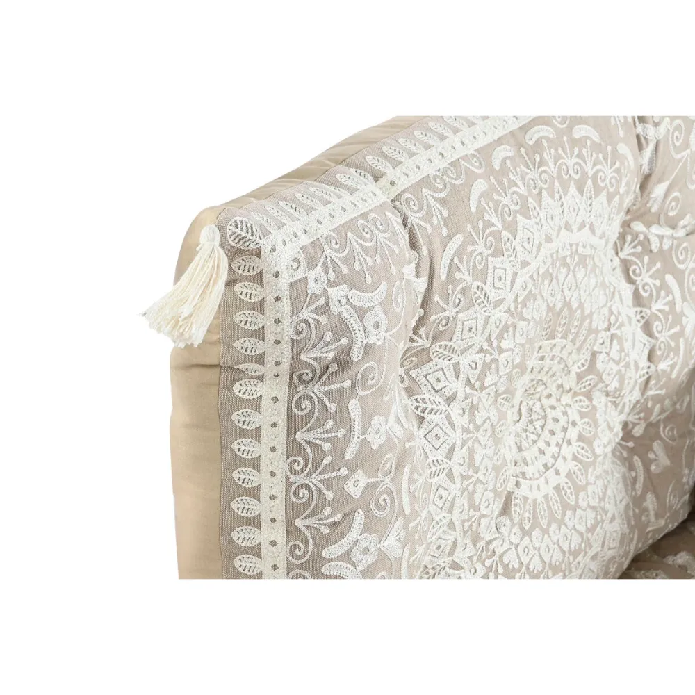 Sillón de jardín DKD Home Decor Crema 155 x 76 x 65 cm