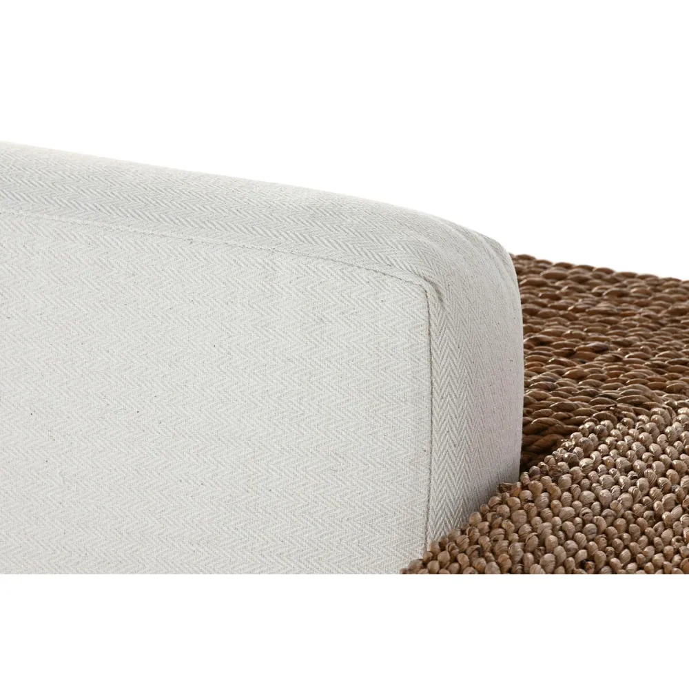 Sillón de jardín Home ESPRIT Blanco Sin procesar 117 x 92 x 65 cm
