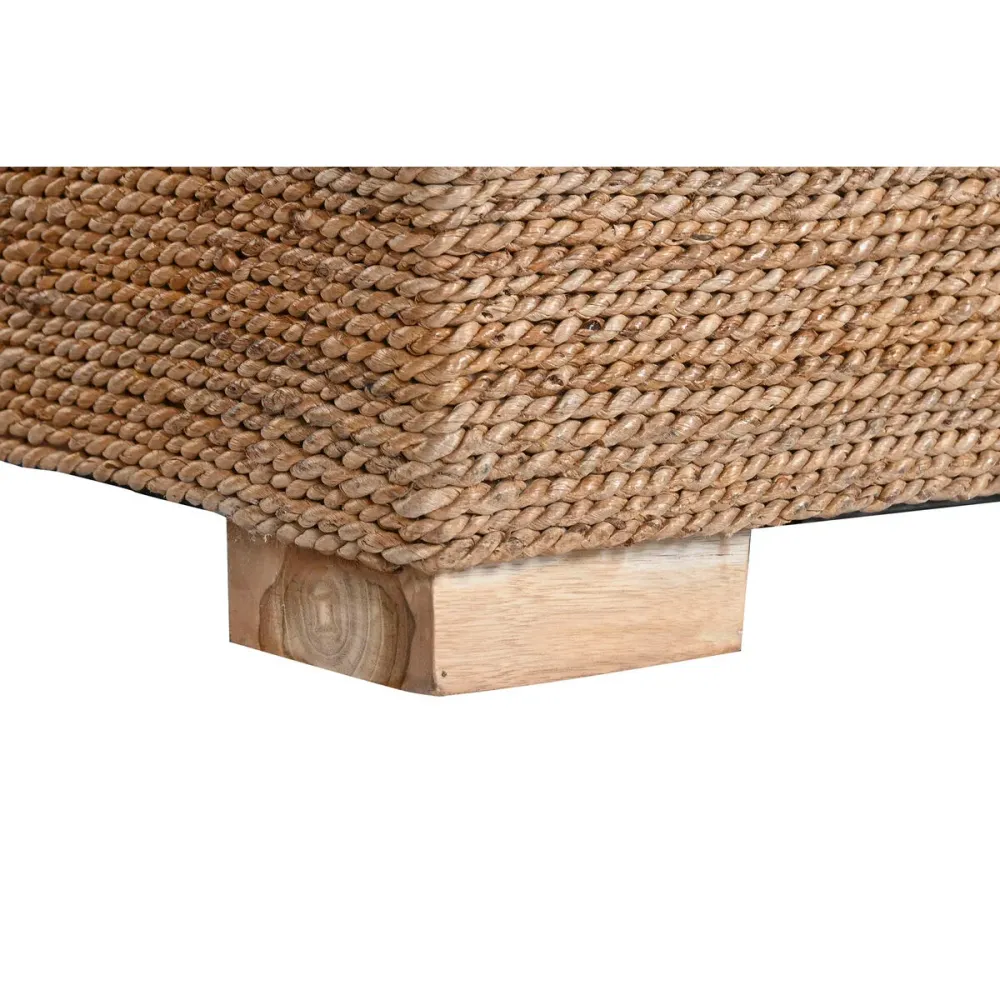 Sillón de jardín Home ESPRIT Blanco Sin procesar 117 x 92 x 65 cm
