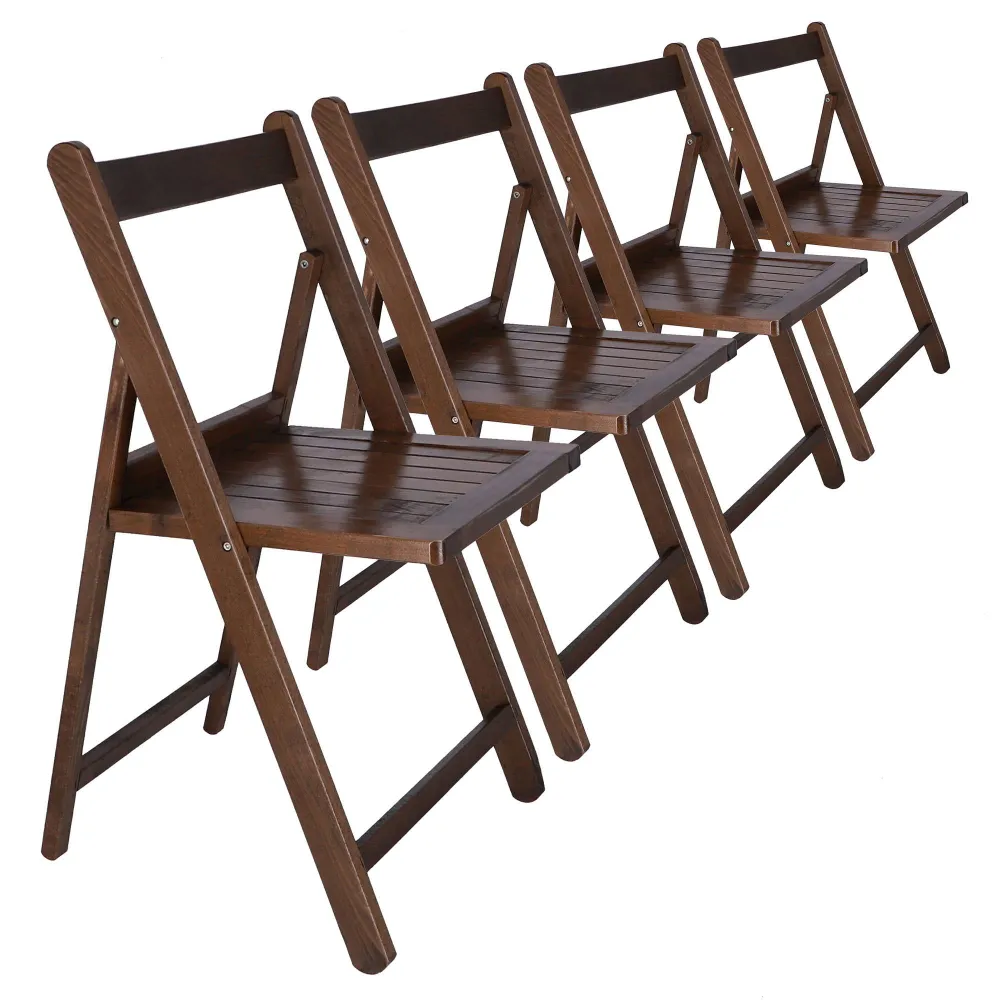 Well home - set de 4 sillas norte nogal
