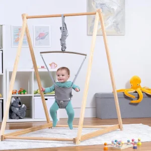 Columpio con Soporte Hamaca plegable Avenlur Tulip con soporte para bebés - Hamaca autoportante para niños de 6 meses 3 ño...