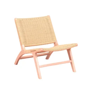 Completo con Mosquitero Sillón nórdico en madera de haya y cuerda ecológica - Liam