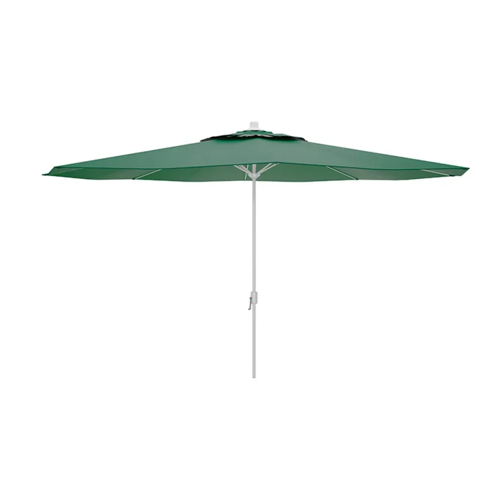 Marbueno Sombrilla Acero 8 Barillas D300 cm Fibra sintética Verde Jardin, Piscina y Terraza 10190