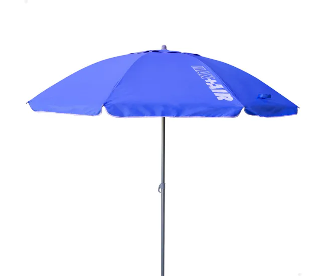 Premium con Mecanismo de Inclinación Sombrilla playa antiviento Ø220 cm azul c/mástil inclinable Aktive