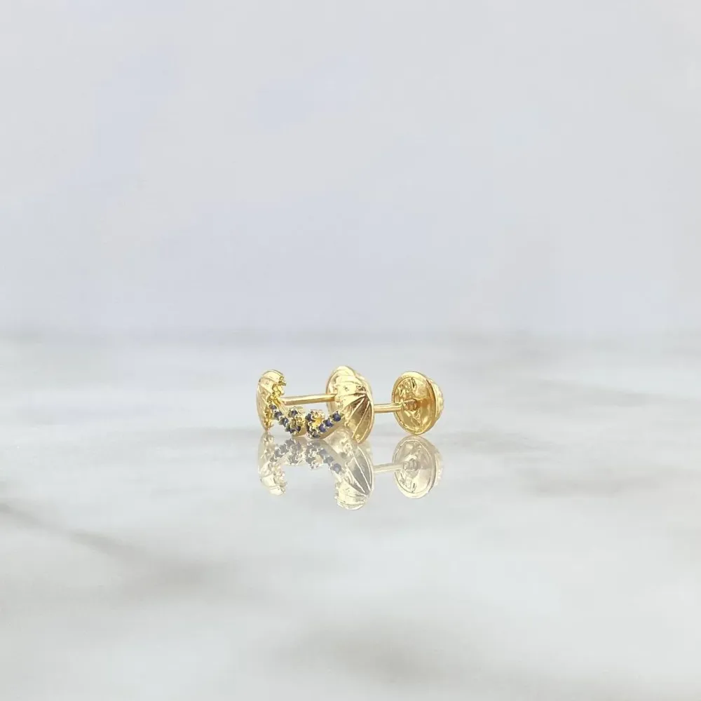 Topos Sombrilla 0.9gr / 0.8cm / Circones Azules Oro Amarillo * en Color Arena y Blanco