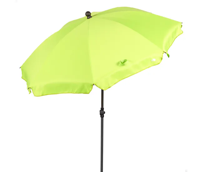 Gran Tamaño para Jardín Aktive Sombrilla playa extenso inclinable verde 200 cm UV30