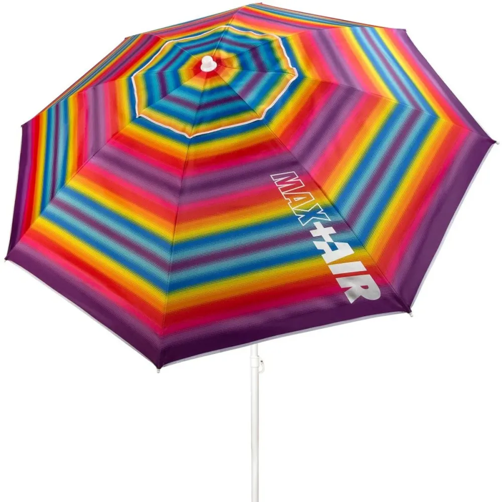 Impermeable y Resistentes al Viento Sombrilla Aktive Colorido 200 x 200 x 200 cm (6 Unidades)