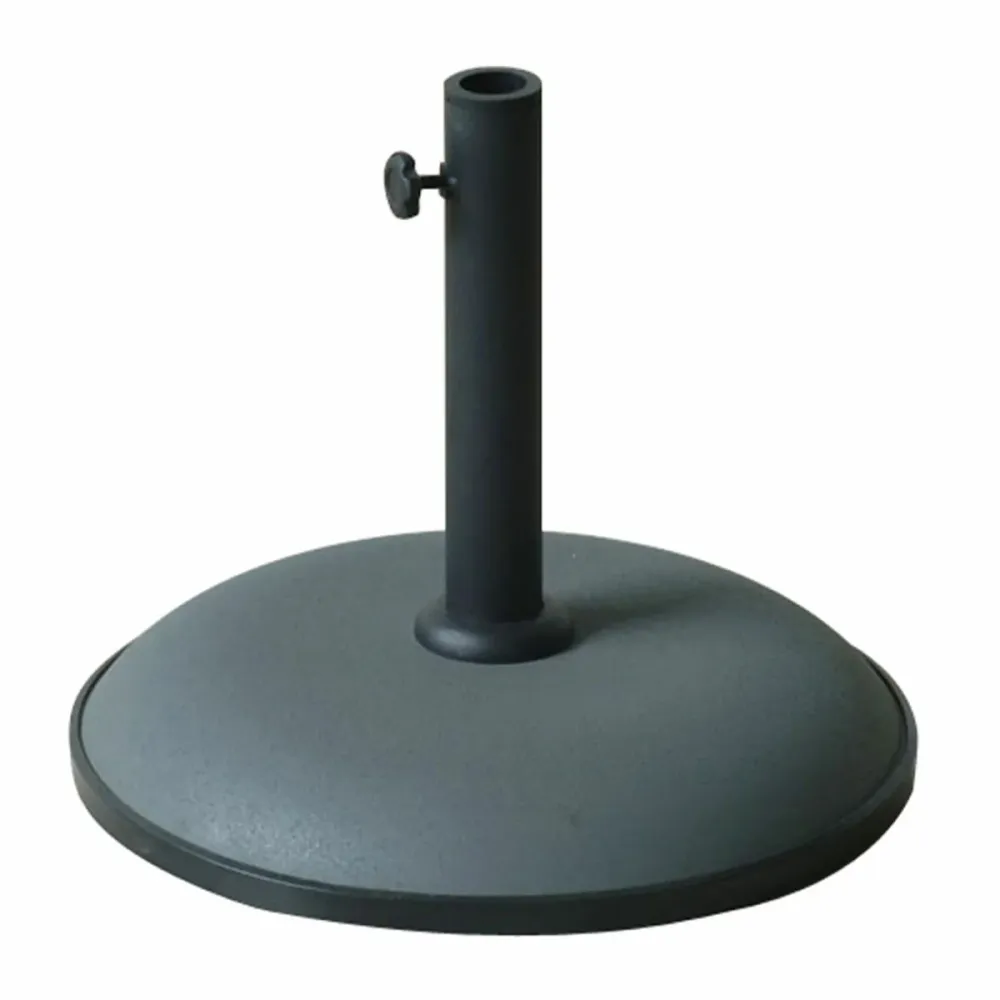 Marbueno Base Sombrilla Redonda Cemento 41,5x35 cm 15KG Gris Jardin, Piscina y Terraza 10446 Fácil Apertura