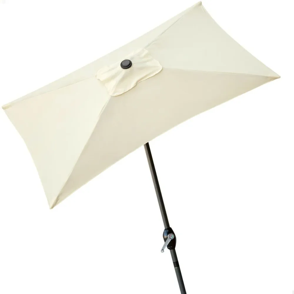 Sombrilla Aktive Crema 200 x 235 x 120 cm 200 x 240 x 120 cm con 1 ño de Garantí