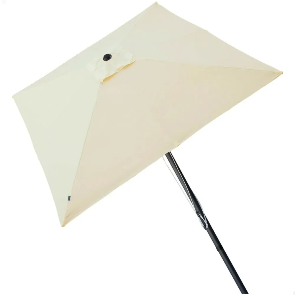 Sombrilla Aktive Crema 300 x 271 x 300 cm con Base de Cemento Incluida