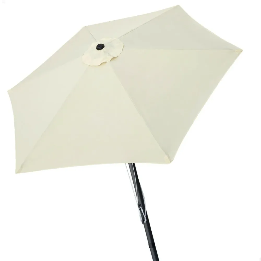 Sombrilla Aktive Crema Ø 300 cm 300 x 248,5 x 300 cm con Mango Inclinable