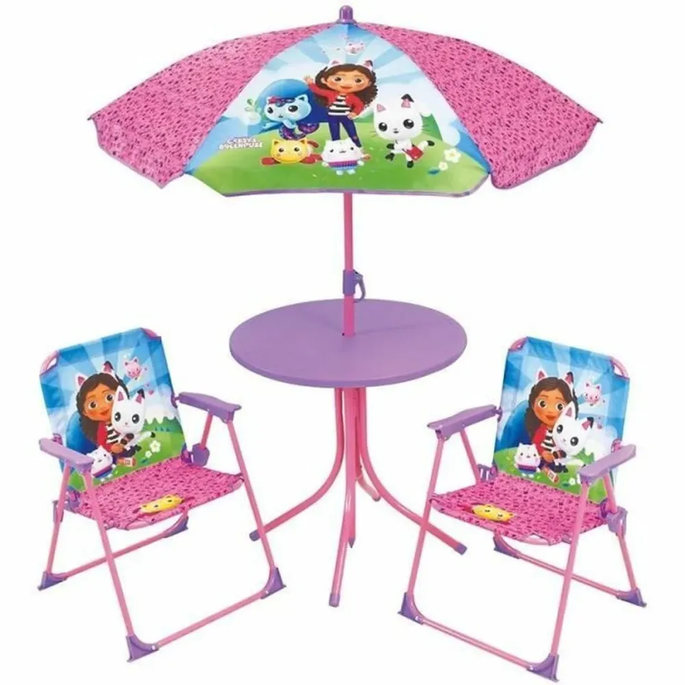 Sombrilla Fun House Gabby and Magic House Rosa Rose 100 cm (2 Unidades) con 1 ño de Garantí