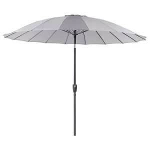 Sombrilla de jardín 255 cm baia gris preciso para Terraza y Piscina