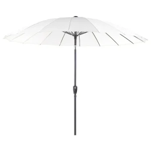 Sombrilla de jardín 255 cm baia hueso claro para Terraza y Piscina