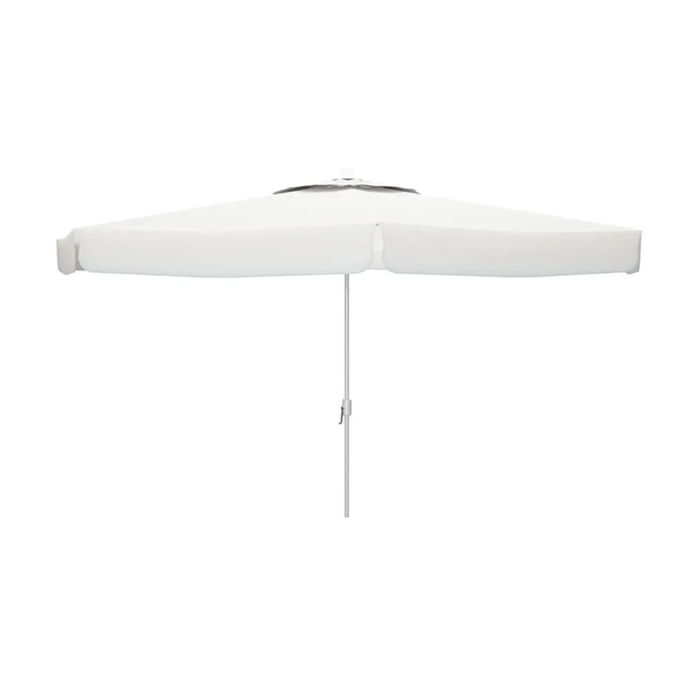 Sombrilla Marbueno Blanco Poliéster Aluminio Ø 300 cm | Impermeable | Ventilada