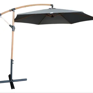 Sombrilla Parasol Para Jardín Con Manivela Material Aluminio y Lona
