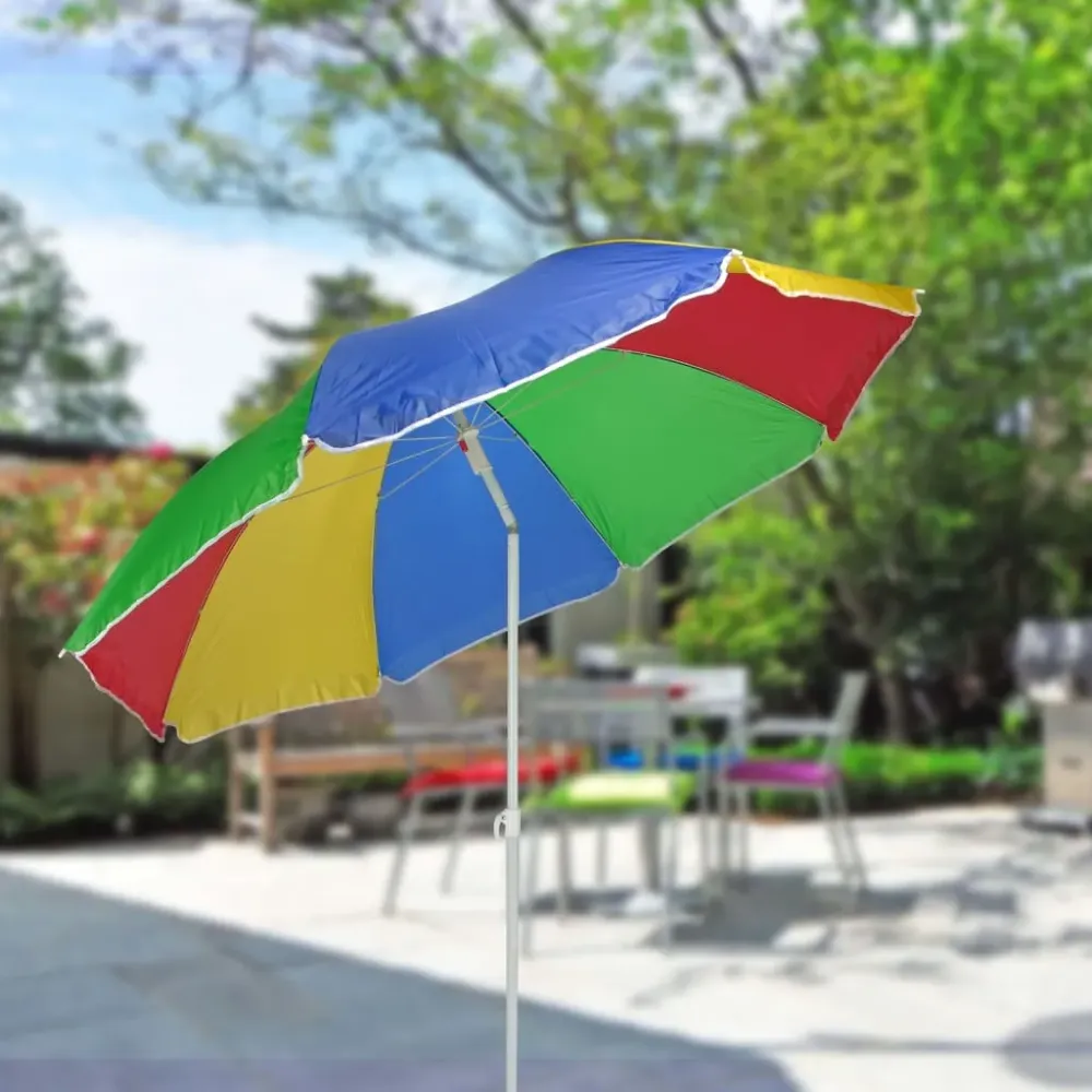 Sombrilla de playa Hi reclinable colorido 150 cm