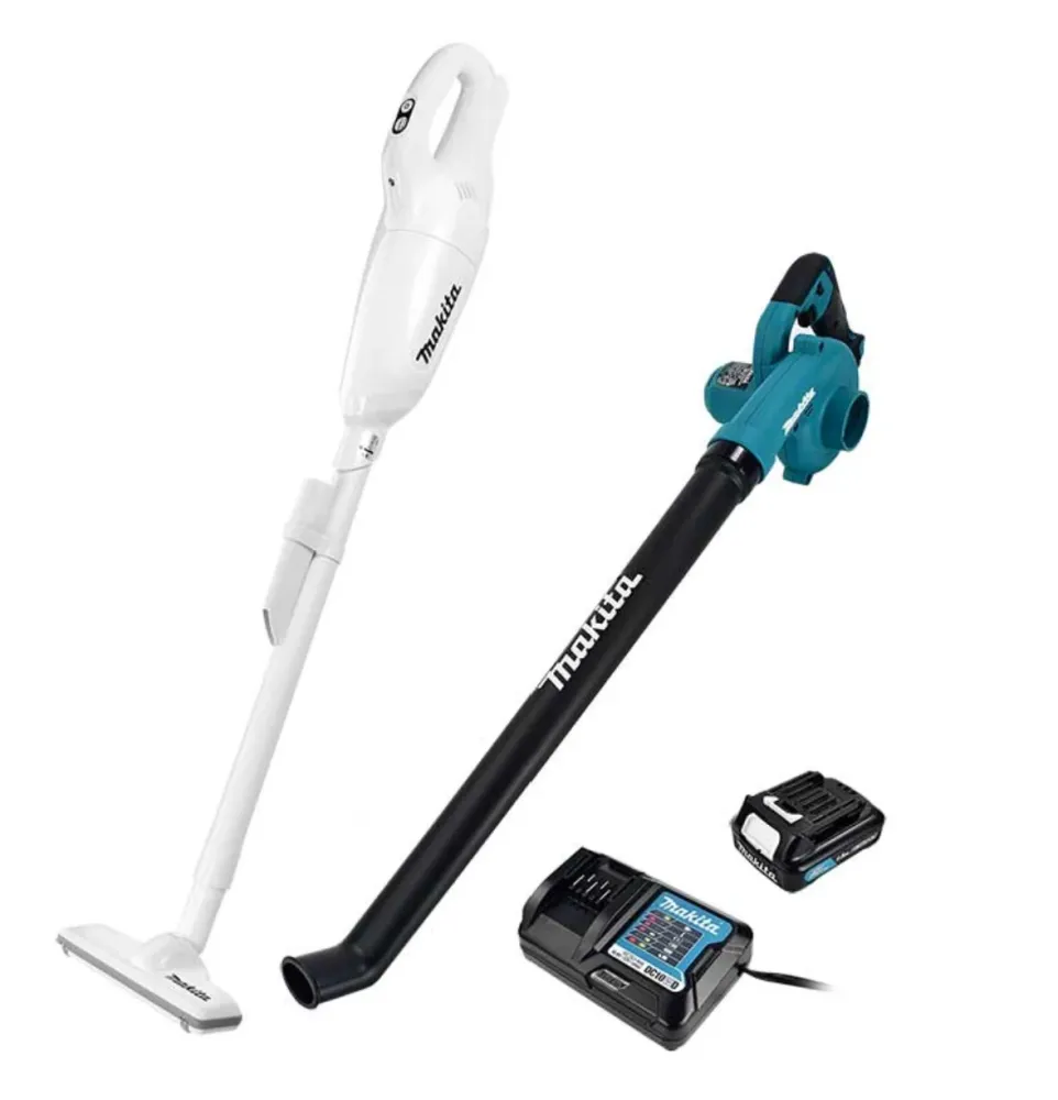Soplador de Mochila Combo Aspiradora y Sopladora 12v Makita CLX248