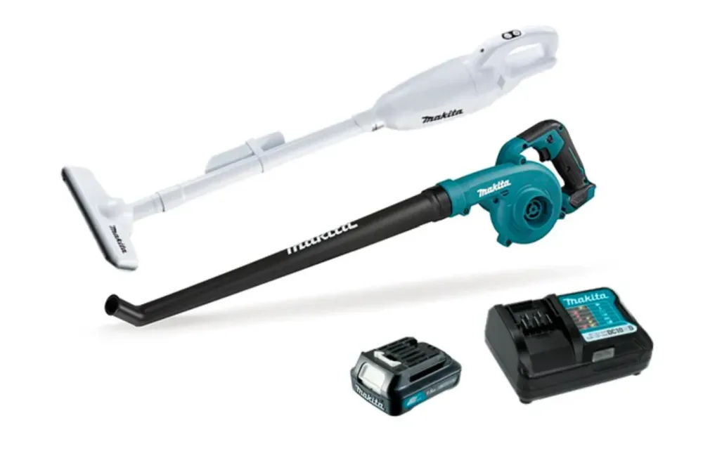 Soplador de Mochila Combo Aspiradora y Sopladora 12v Makita CLX248