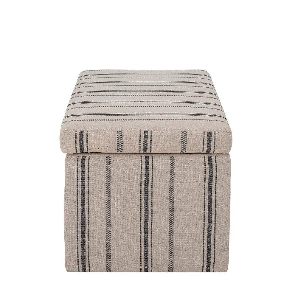 Bloomingville Cai Bank, Blanco, Poliéster | Material de Larga Duración