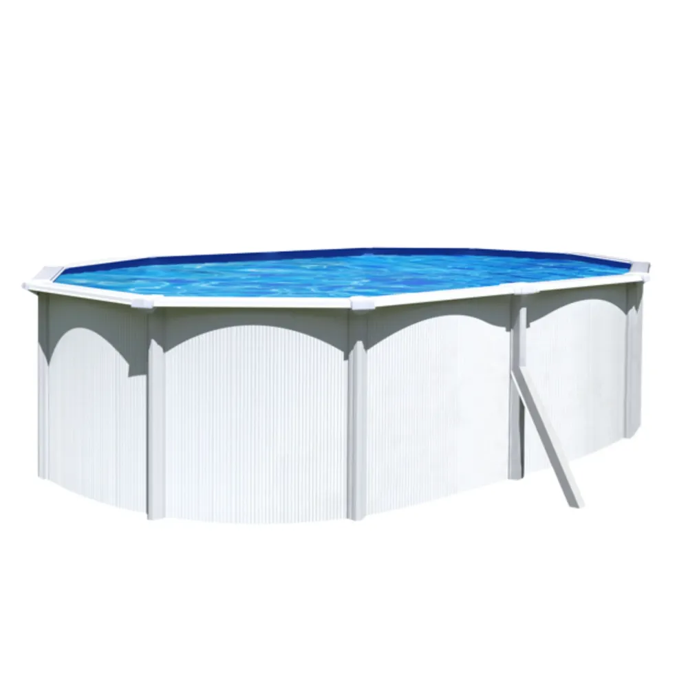 Certificado para Piscinas Piscine hors-sol métal Saphir 5,15 x 3,90 x 1,20 m – 16 m³ – Acier galvanisé ondulé et prélaqué