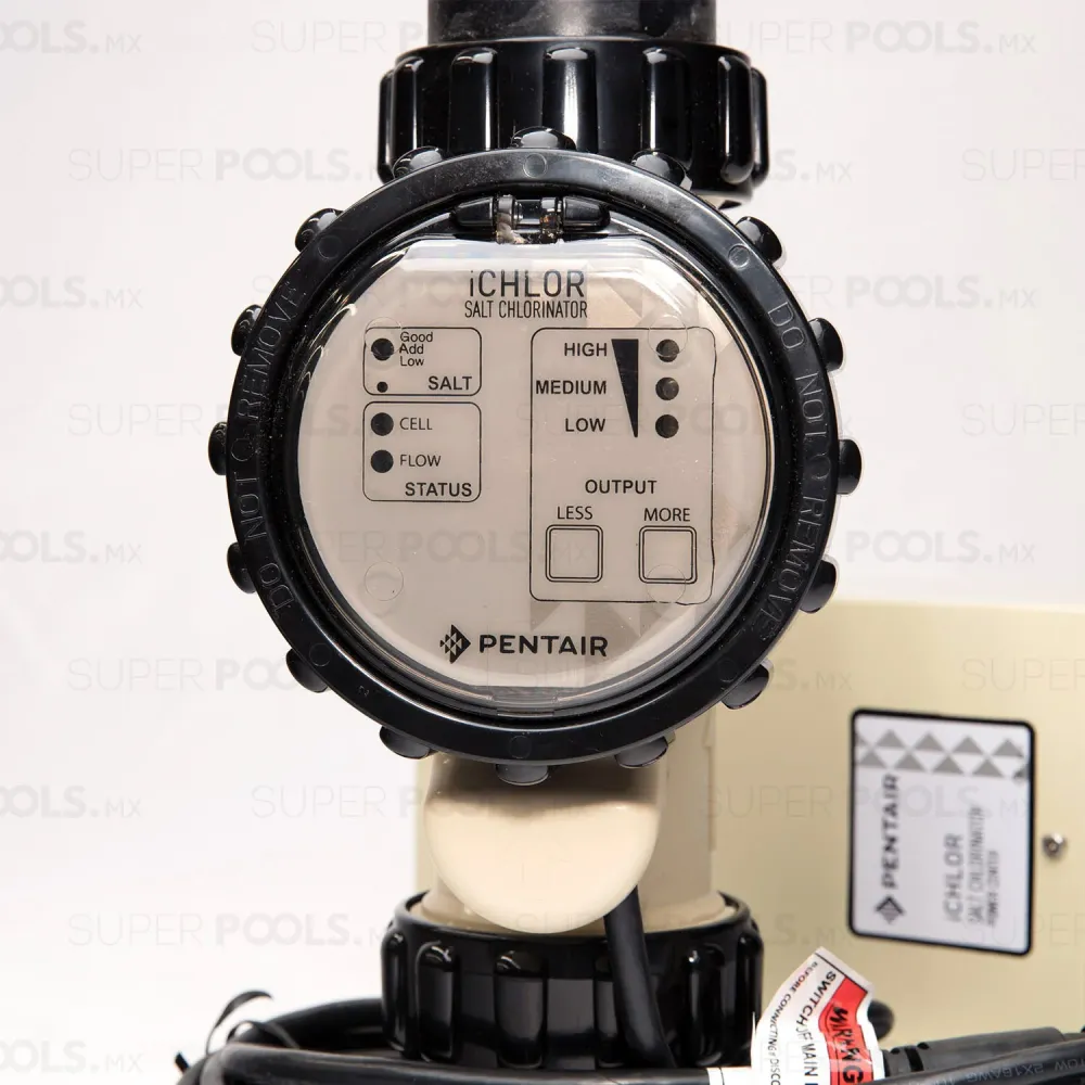 Clorinador Base de Sal iChlor 15,000 gal. Marca Pentair Para Purificar Albercas, Piscinas y Spas para Uso en Agua Salada