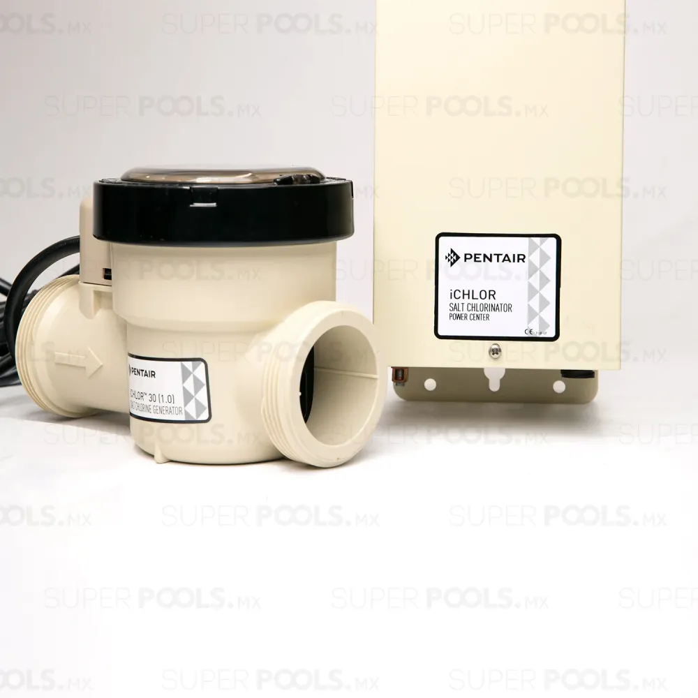 Clorinador Base de Sal iChlor 15,000 gal. Marca Pentair Para Purificar Albercas, Piscinas y Spas para Uso en Agua Salada