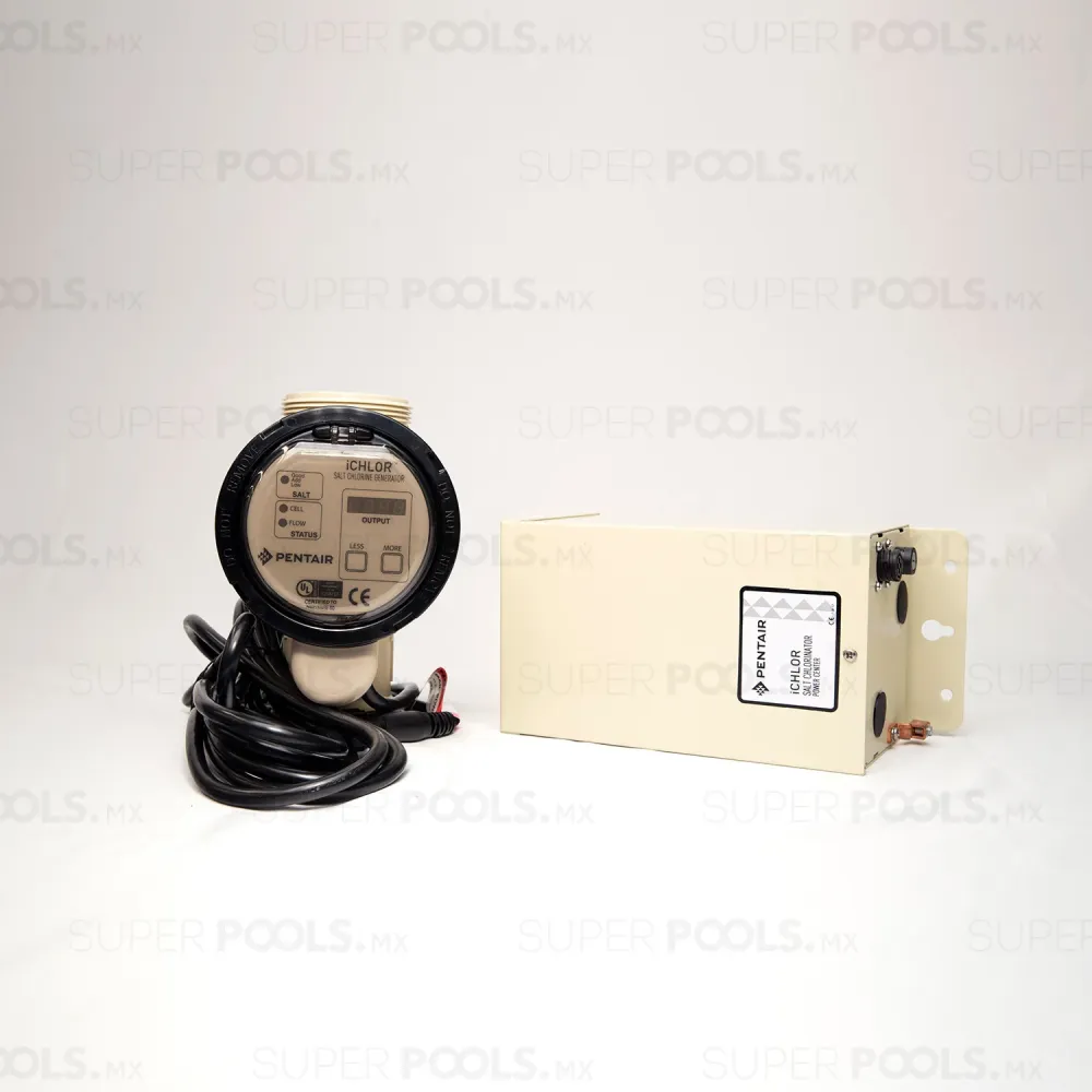 Clorinador Base de Sal iChlor 15,000 gal. Marca Pentair Para Purificar Albercas, Piscinas y Spas para Uso en Agua Salada