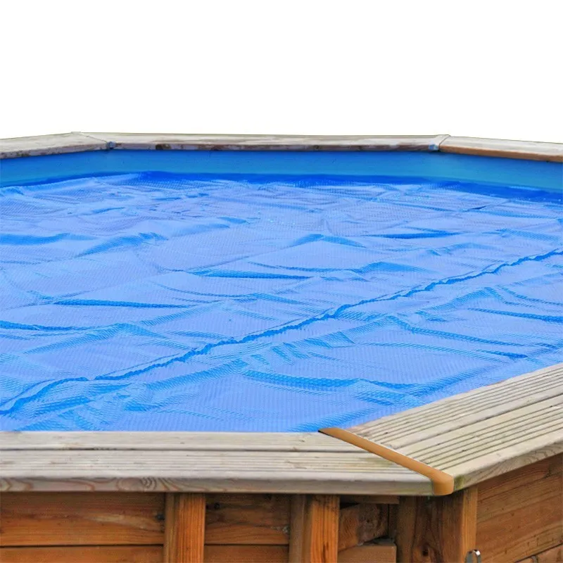 Cobertura isotérmica piscina de madeira sin procesar ø400x119cm