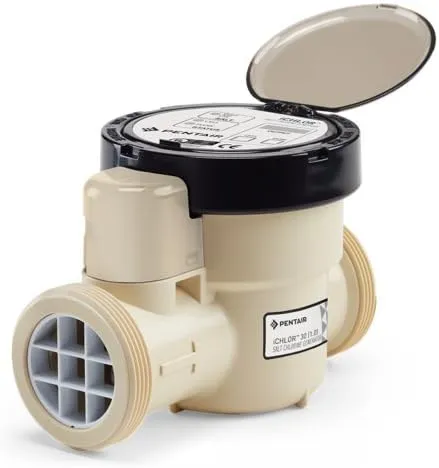 Generador de Cloro para Piscina Serie iChlor 15 PWR, Pentair con Sensor de Flujo