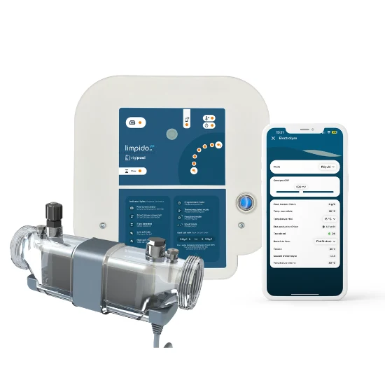 Électrolyseur Connecté CCEI Limpido EZ VP XL - Grand Bassin 90 m³ | Resistente al Cloro