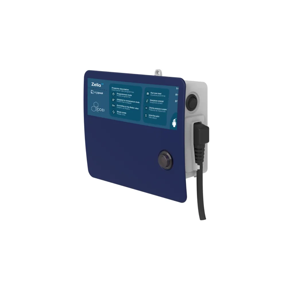 Électrolyseur Connecté CCEI Zelia VP S - Piscine 30 m³ con Filtro de Cartucho