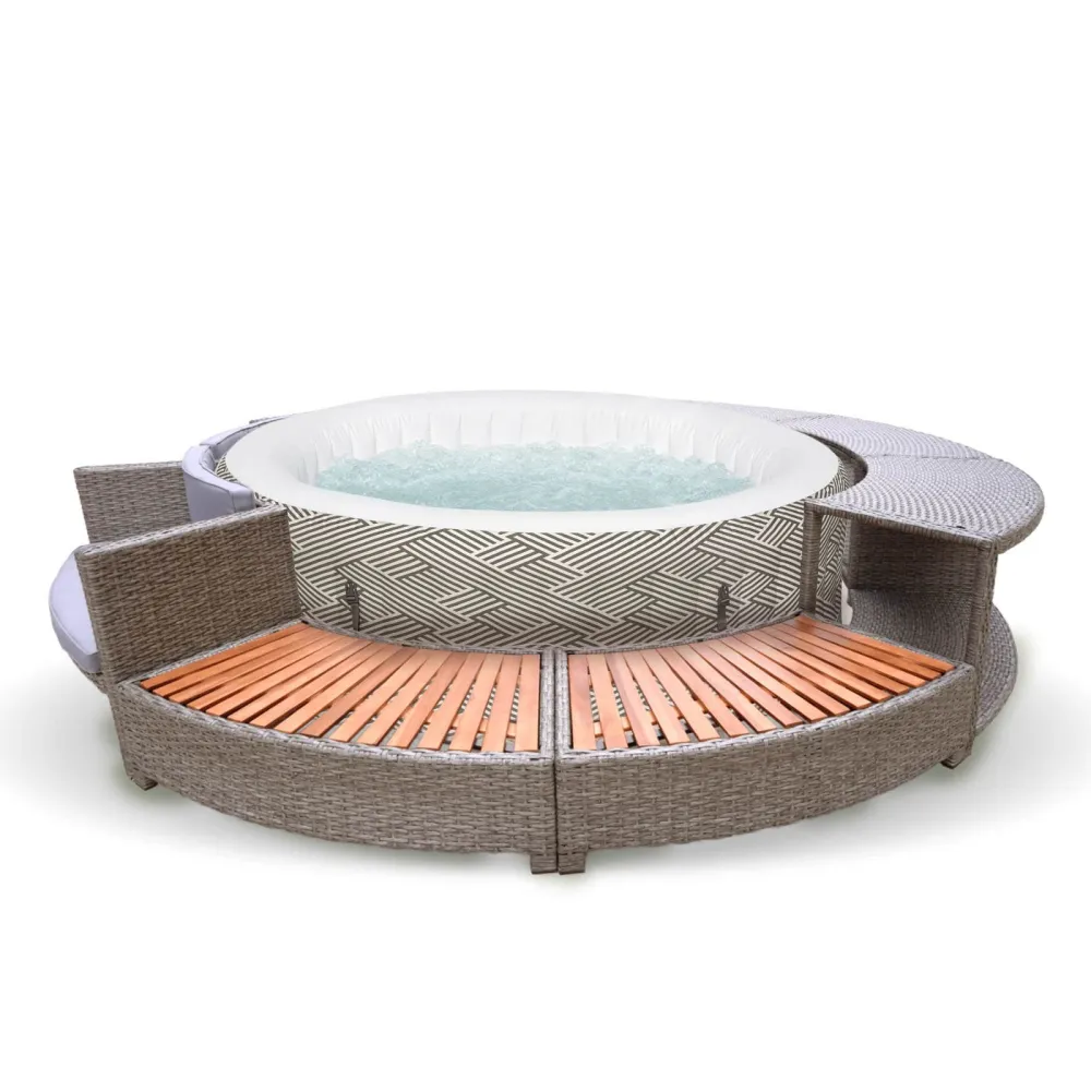 Spa hinchable Bestway lay-z-spa madrid ø180x66 cm con airjet + revestimient para Uso en Agua Salada