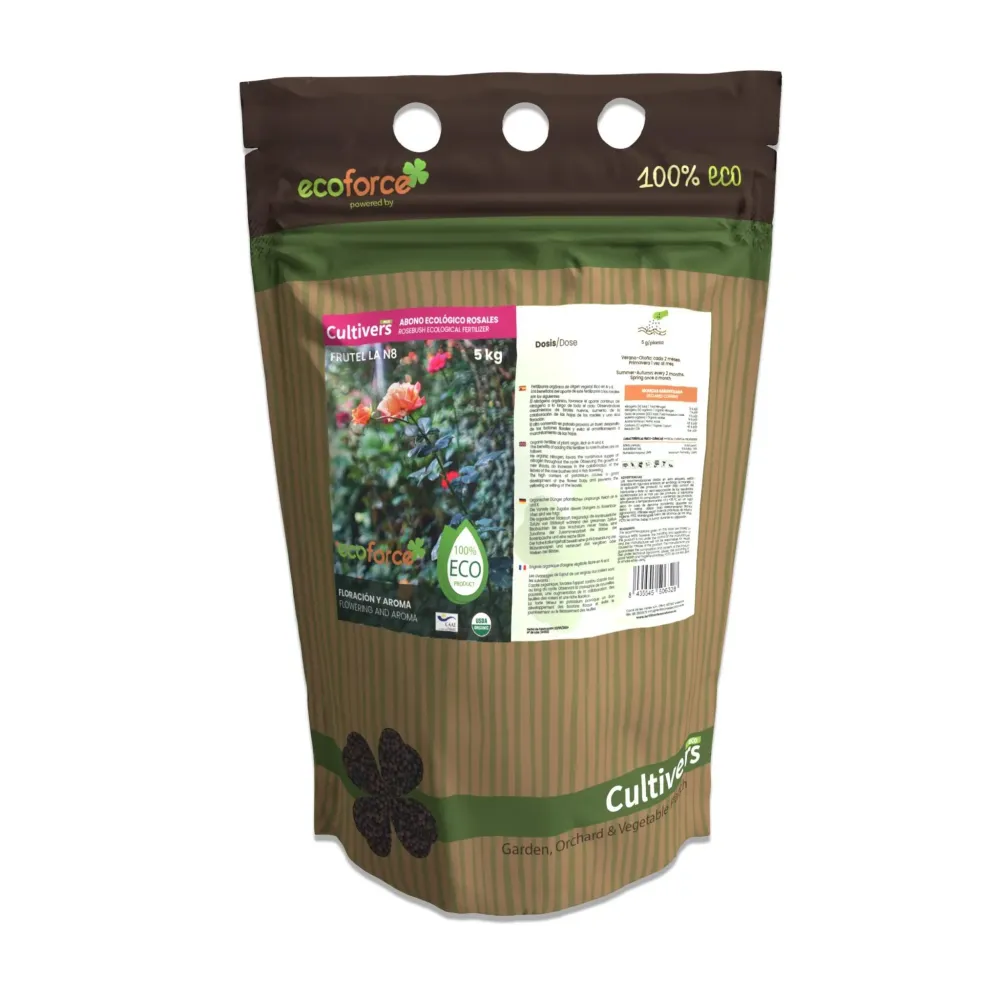 Abono Rosales Ecológico Cultivers 2x5kg | Envío Rápido Disponible