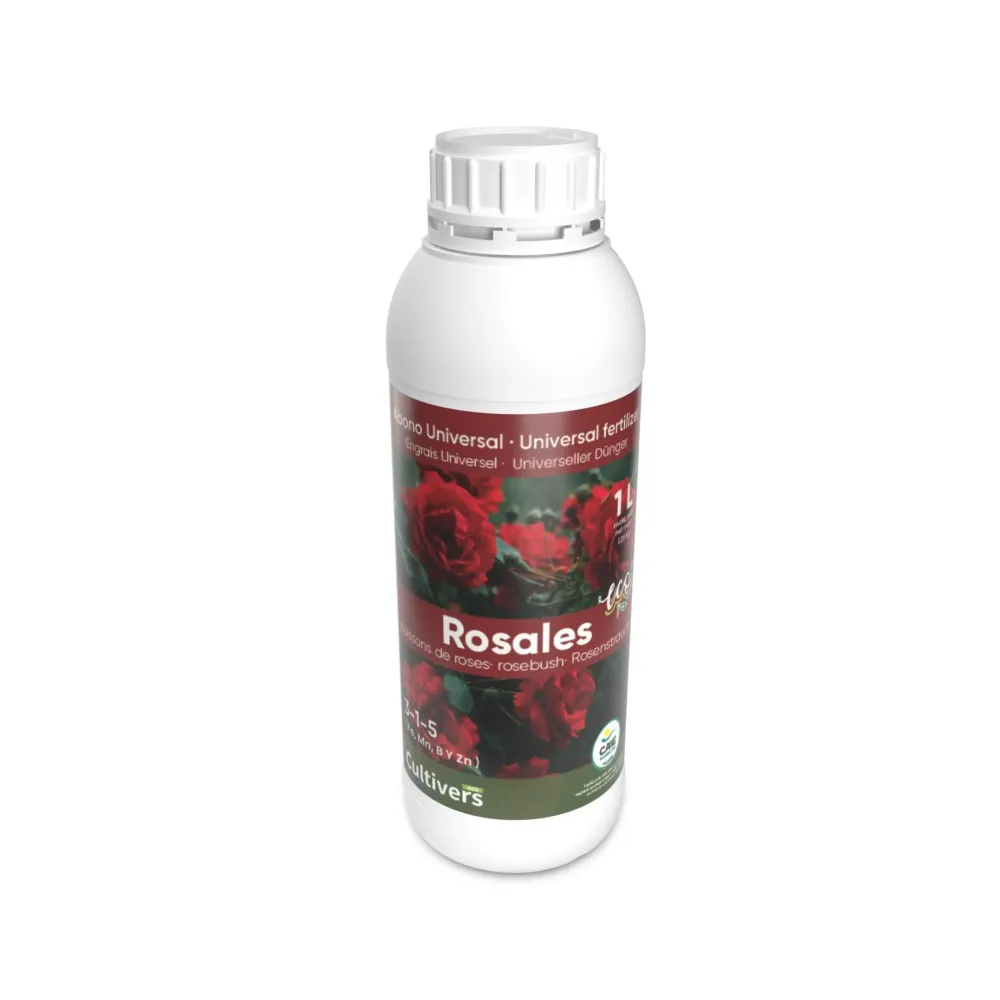 Abono Rosales Líquido Ecológico Cultivers 5 L para Crí de Pollitos