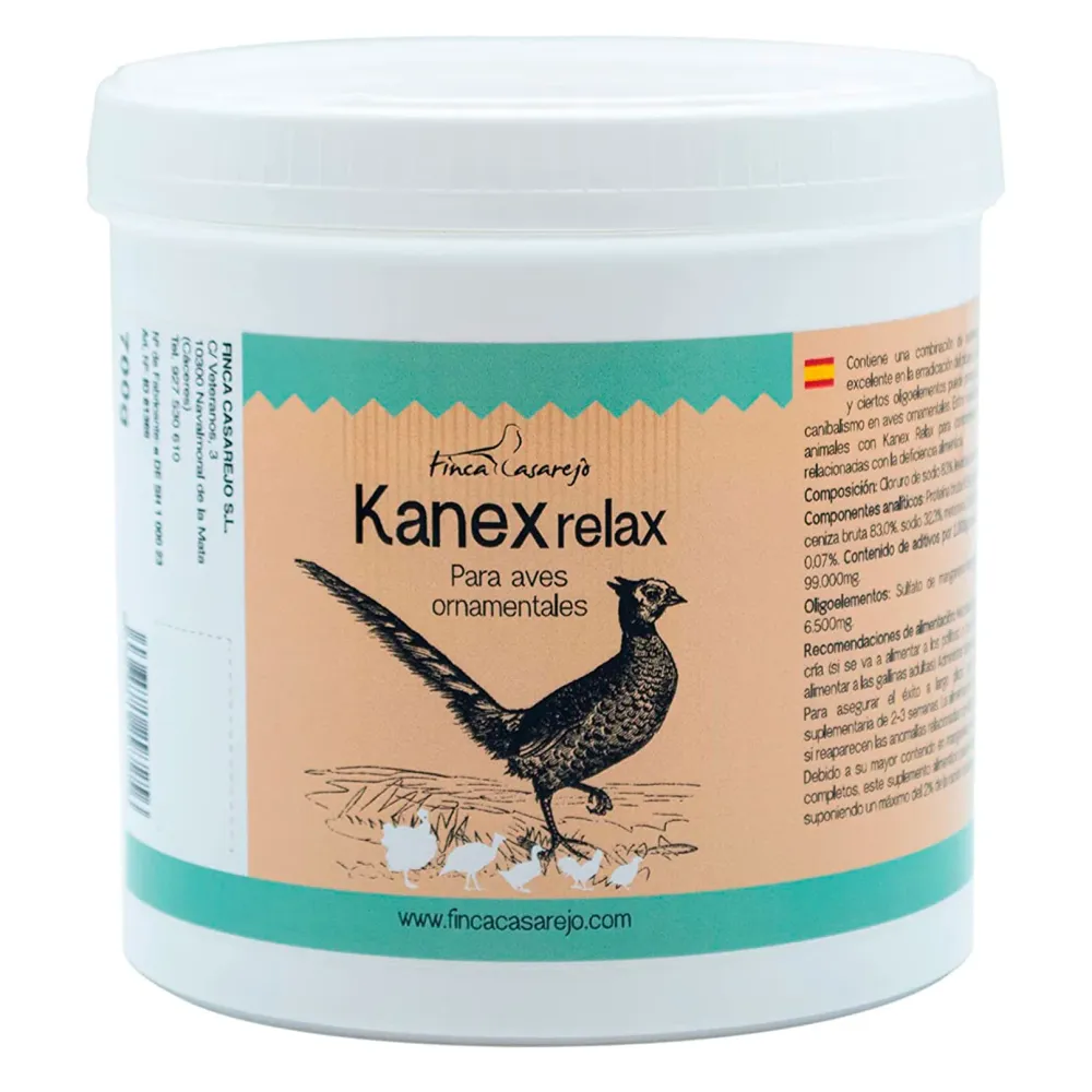 Suplemento Anti Picaje Para Aves De Corral – Kanex Relax 700 G - Minerales Y Vitaminas Para Gallinas, Faisanes, Pollitos C...